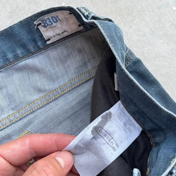 Gstar Raw 3301 Slim‎ Jeans 31 Waist - Picture 2 of 7